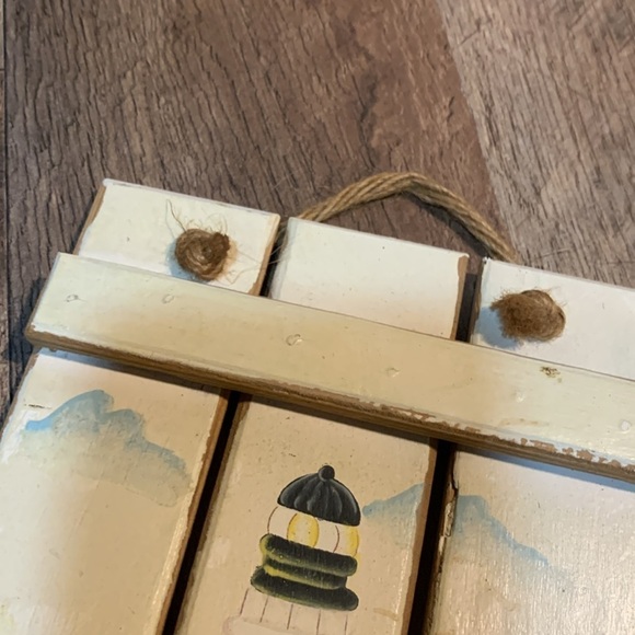 Montauk, New York Lighthouse Wall Decor Vintage 1980s Coastal Nautical Decor - Picture 3 of 10